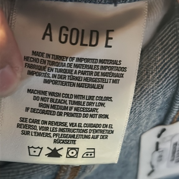 Agolde Quinn high rise mini denim skirt - Picture 7 of 8